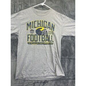 2016 Orange Bowl Used M T Shirt Michigan Wolverines Capital One S Florida
